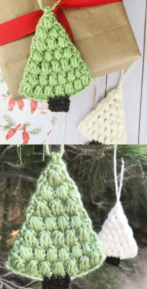 Flat Christmas Tree Crochet Pattern
