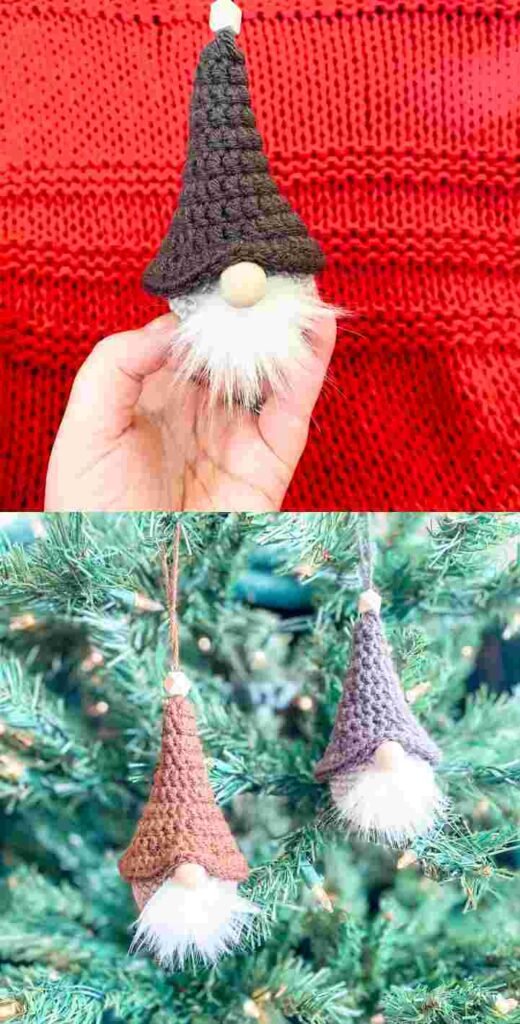 Crochet Gnome Ornament