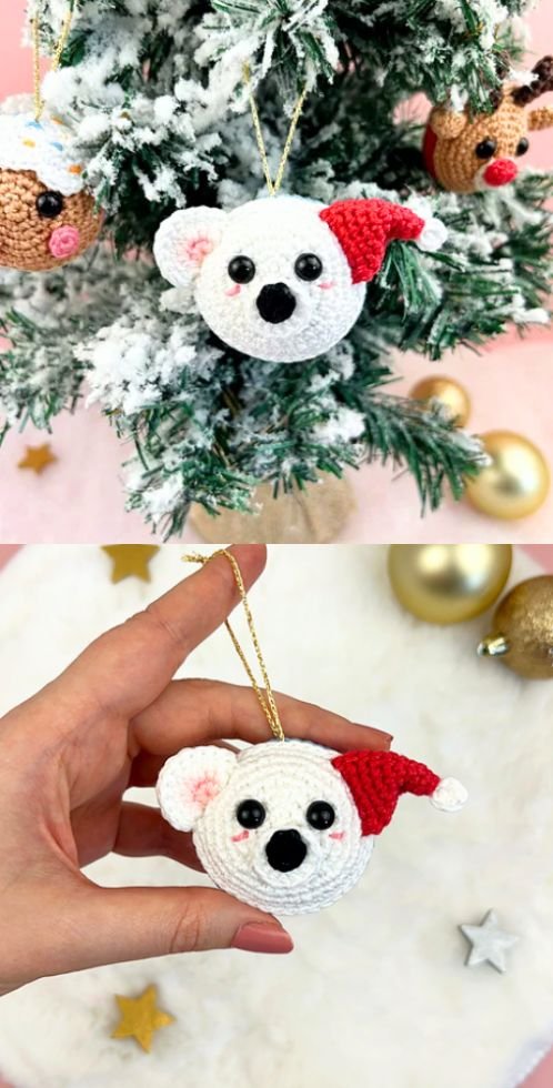 Christmas Bear Macaron