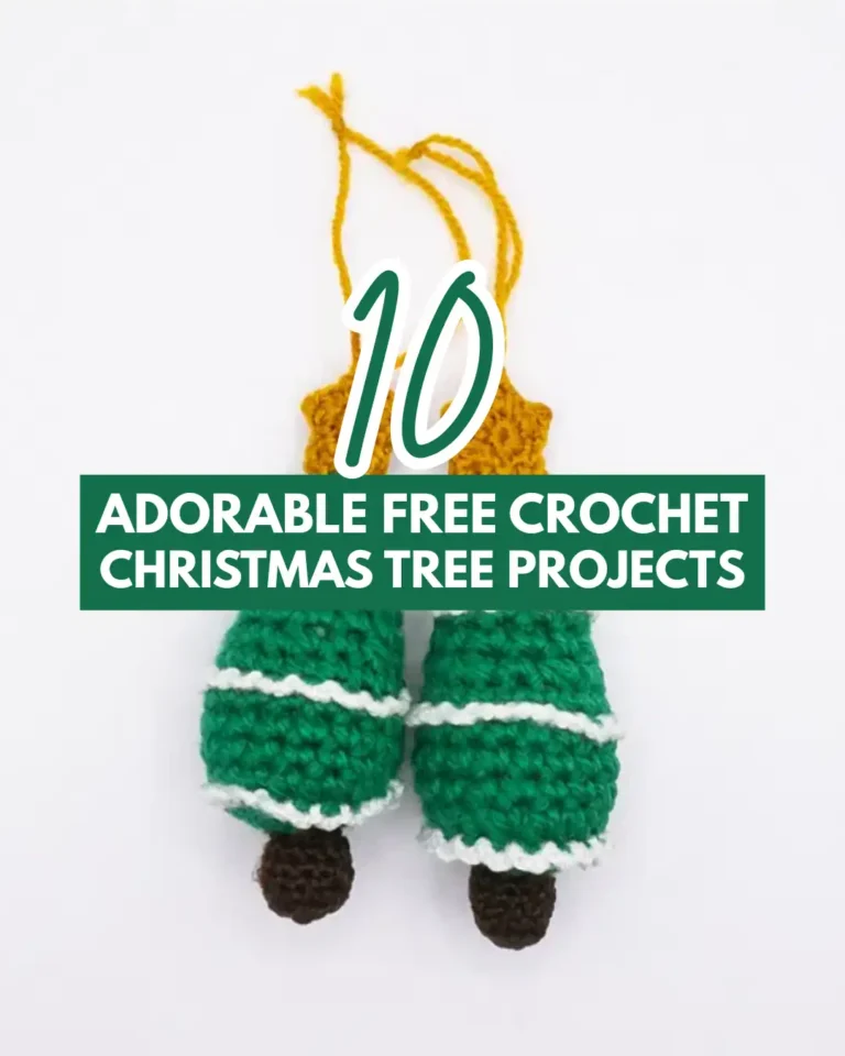 10 Adorable Free Crochet Christmas Tree Projects