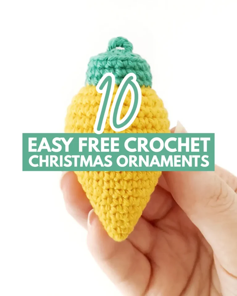 10 Easy Free Crochet Christmas Ornaments