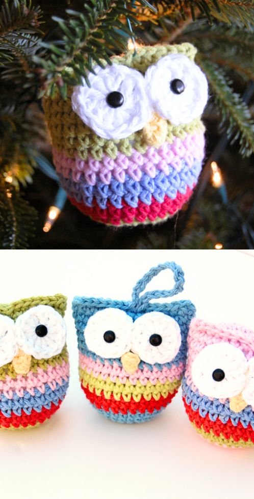 Owl Christmas Ornaments