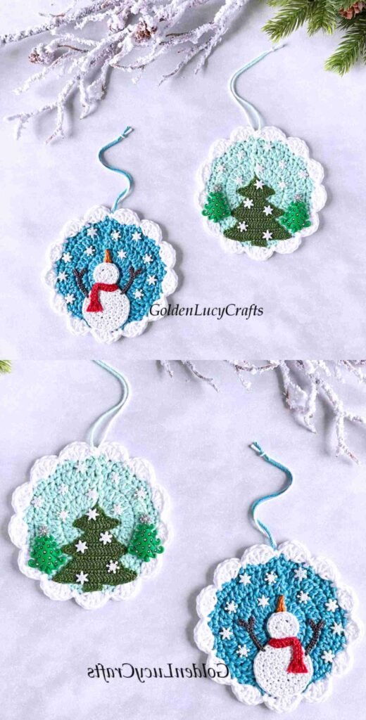 Crochet Winter Ornaments