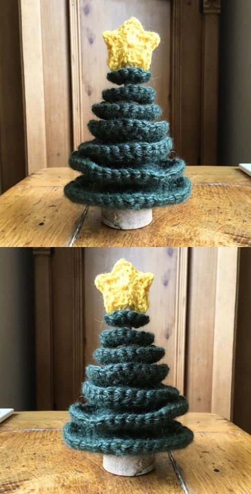 Crochet Spiral Christmas Tree