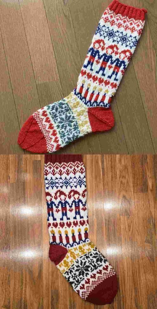 Fair Isle Holiday Stocking