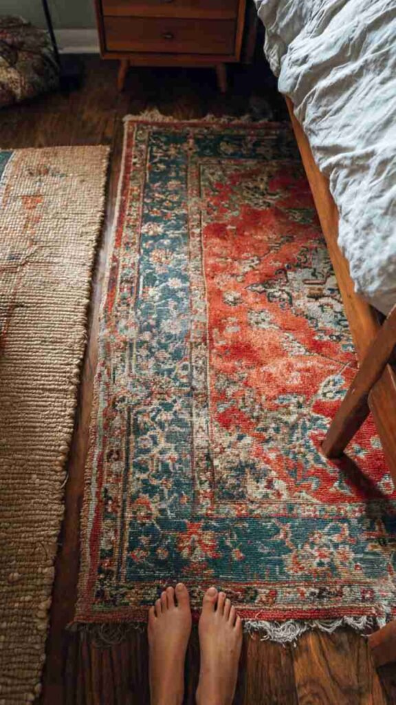 Vintage Rug Layering