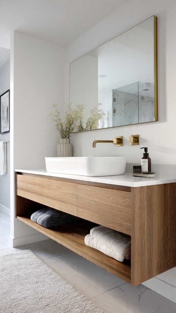 Floating Vanity for Modern Look
