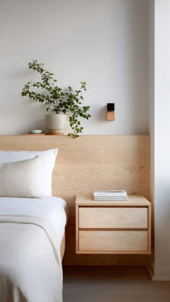 Hidden Storage and Floating Nightstands