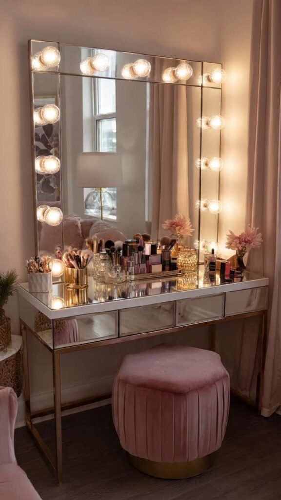 Hollywood Mirror with LED Lights