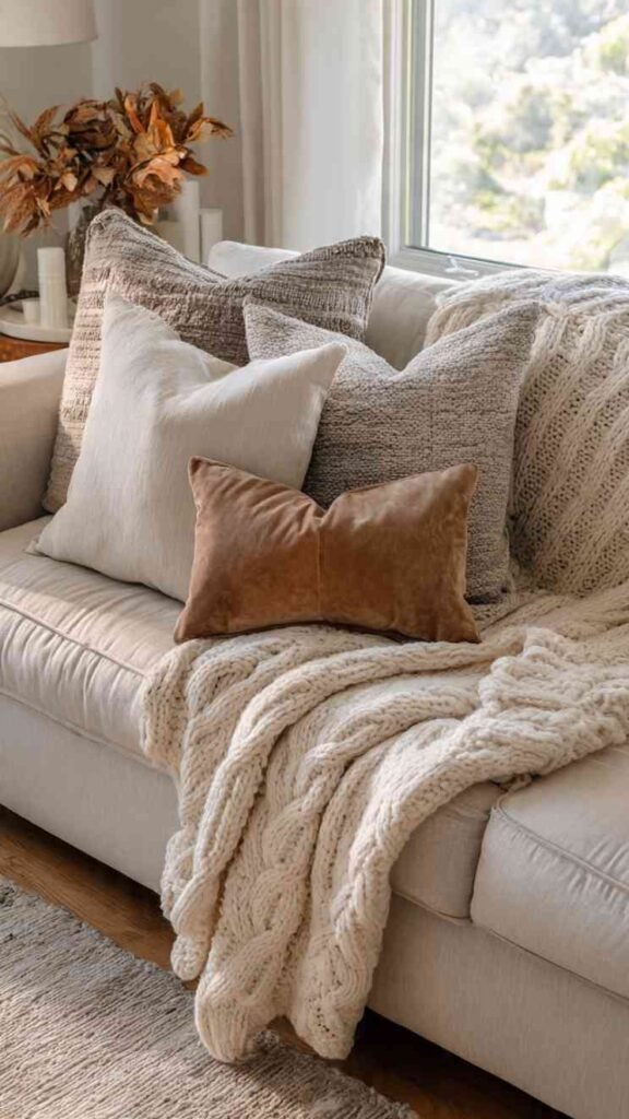 Layered Neutral Textiles