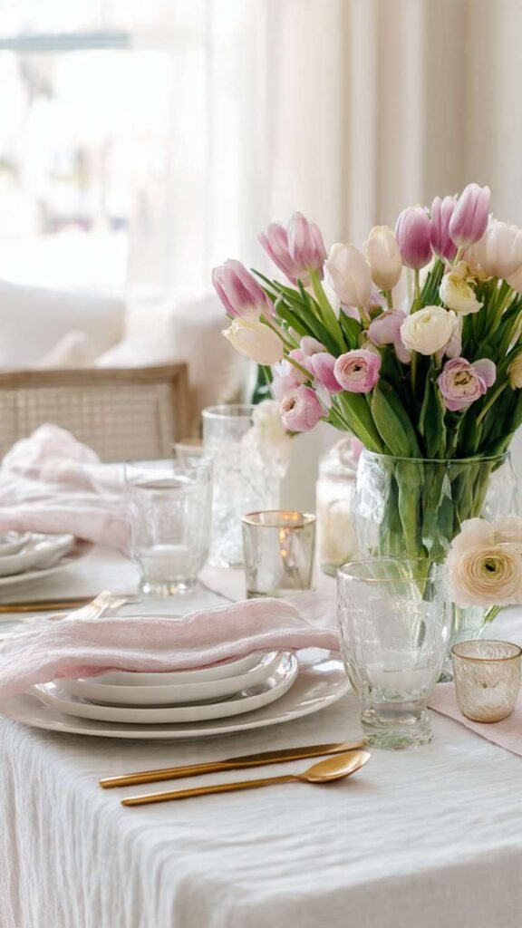 Light and Fresh Table Settings