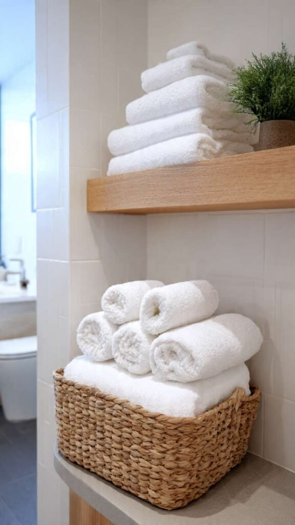 Luxury Hotel-Style Towel Display
