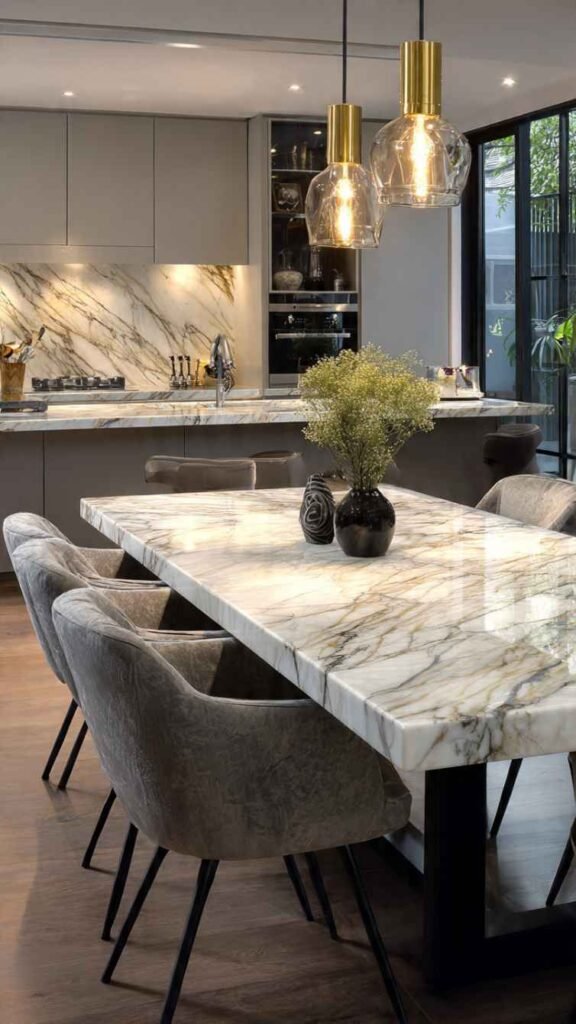 Marble or Stone Top Table