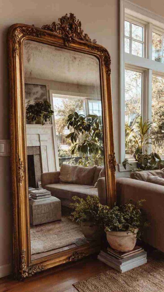Oversized Vintage or Antique Mirror