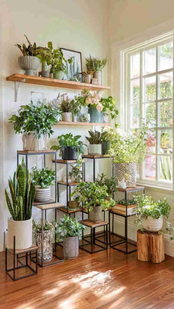 Plant Stand Collection Display
