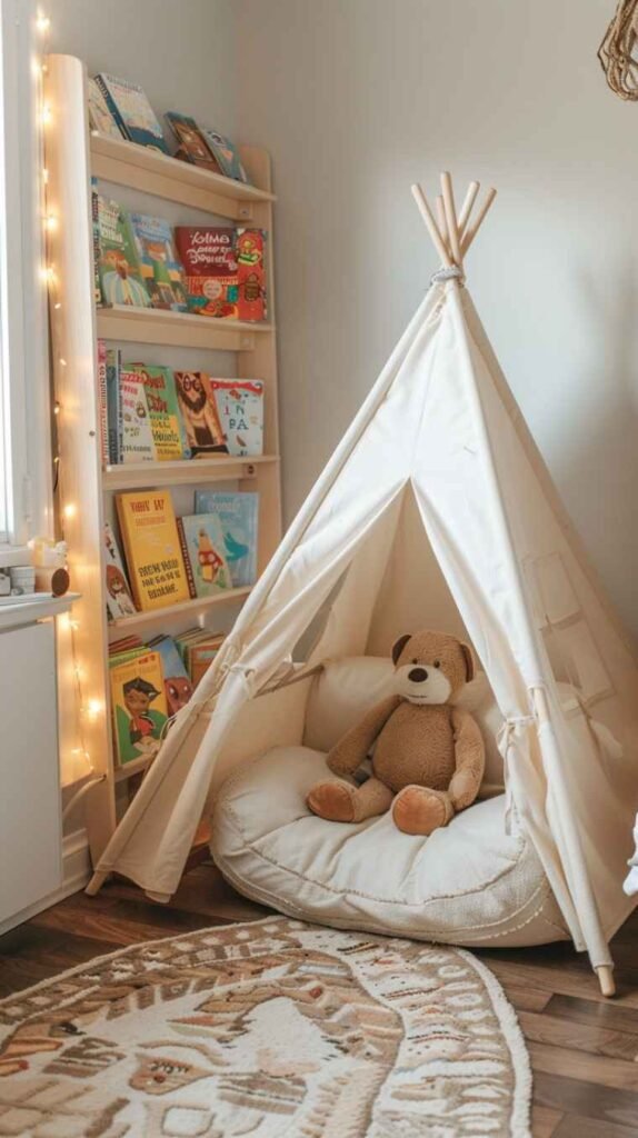 Reading Nook with Book Display