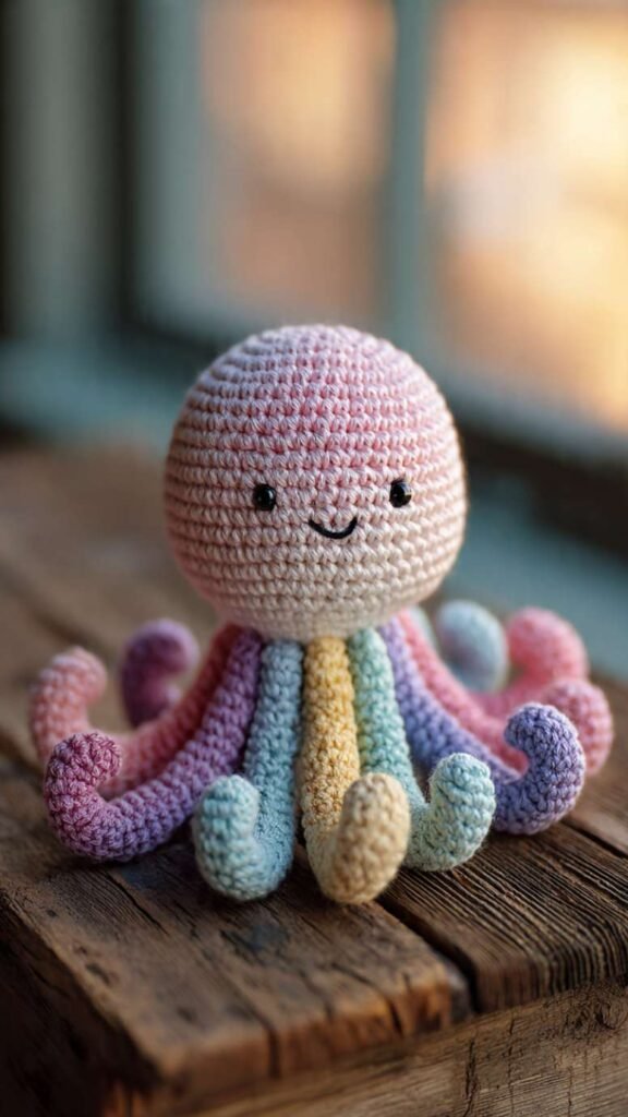 Simple Smiling Octopus