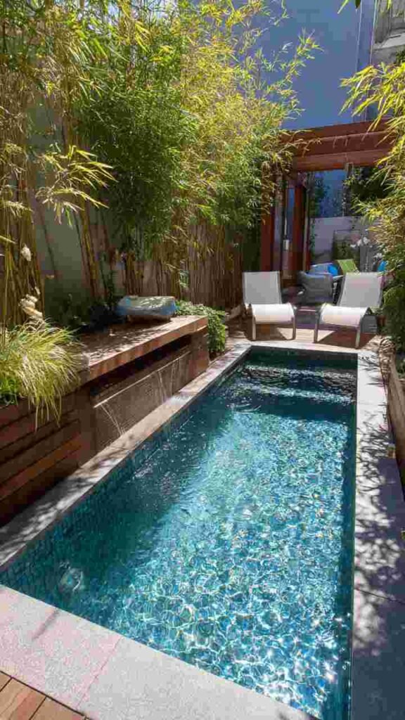Sleek Plunge Pool for Small Spaces