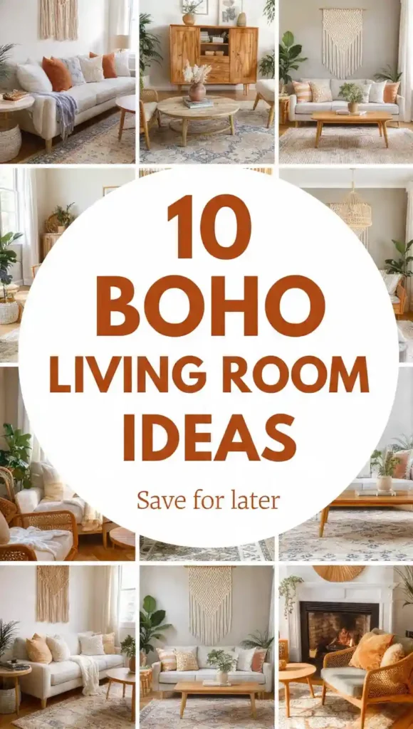 10 Boho Living Room Ideas That Make Your Space Feel Like Home
