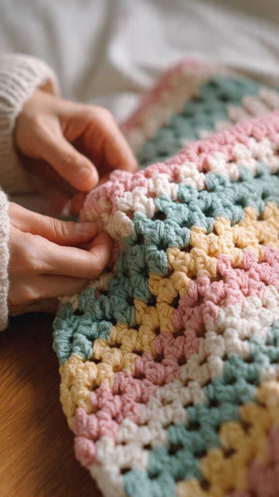 Baby Blanket in Pastels
