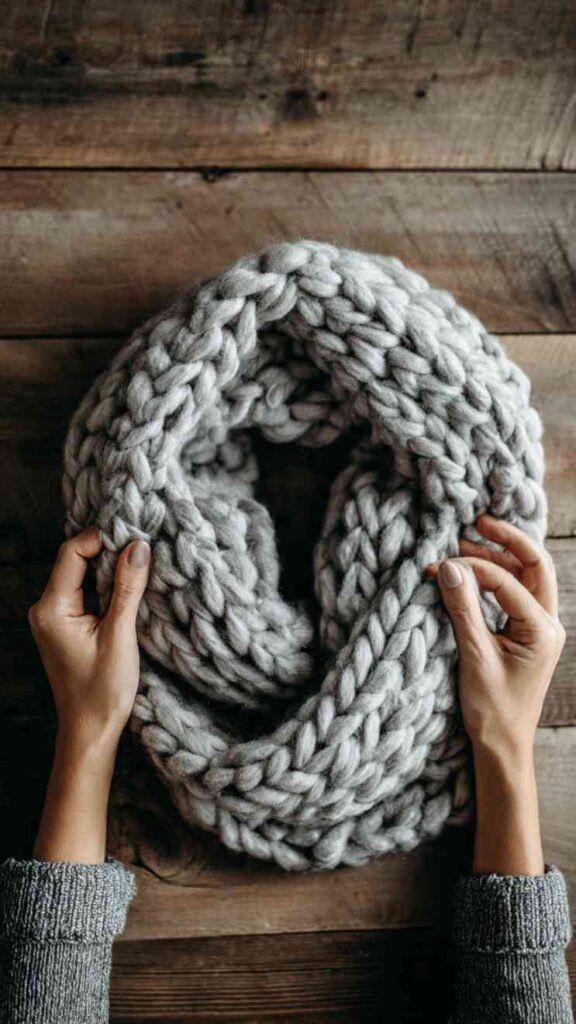 Classic Chunky Infinity Scarf