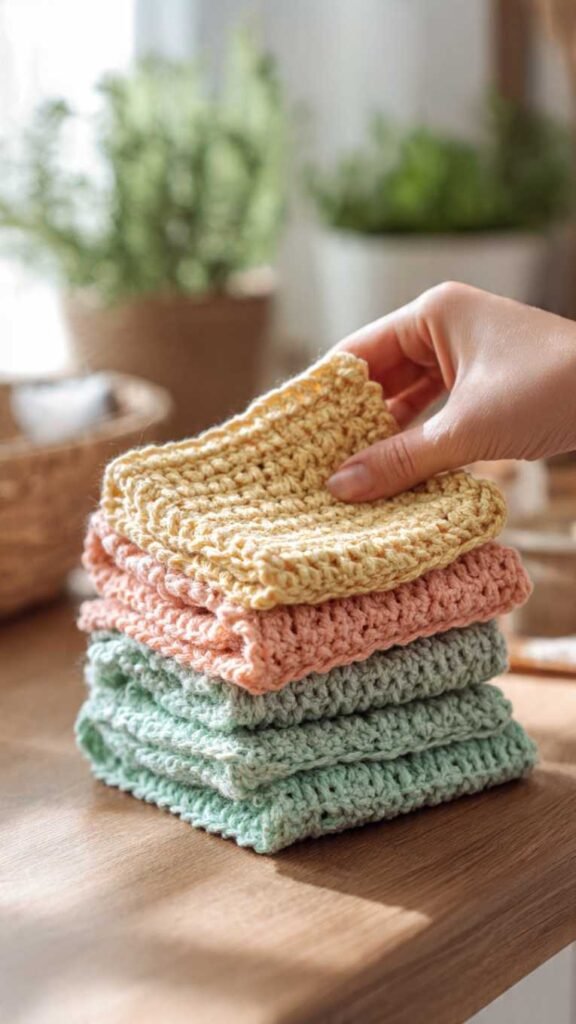 Cotton Dishcloths Set