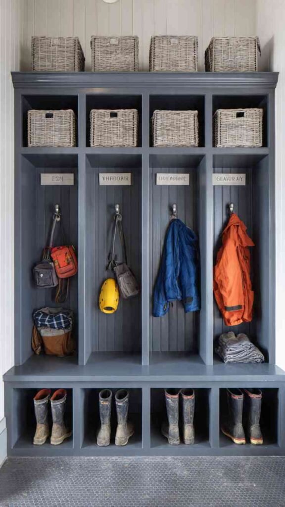 Open Locker-Style Cubbies