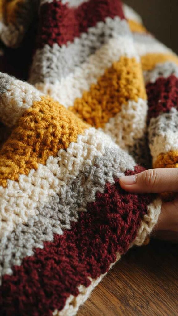 Simple Striped Scarf