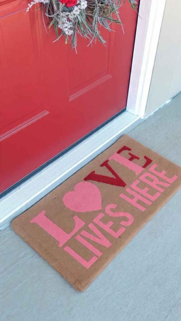 Valentine's Doormat
