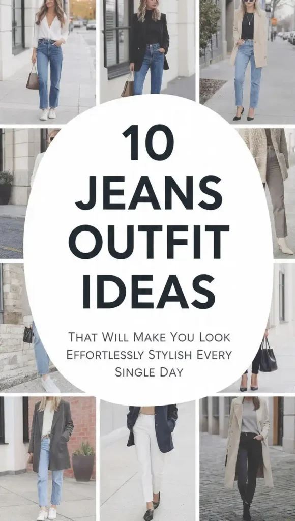 10 Jeans Outfit Ideas That Will Make You Look Effortlessly Stylish Every Single Day