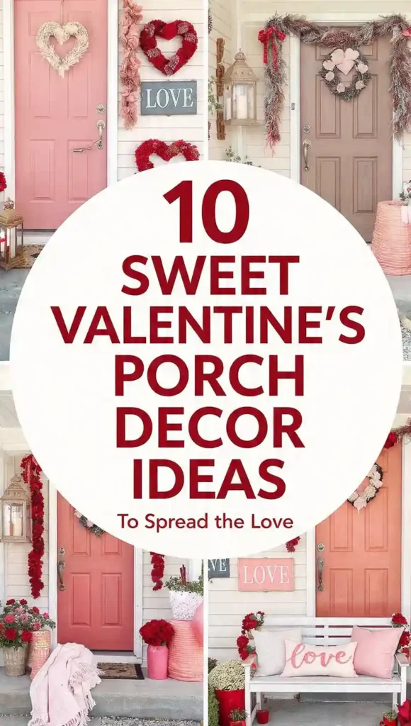 10 Sweet Valentine's Porch Decor Ideas to Spread the Love