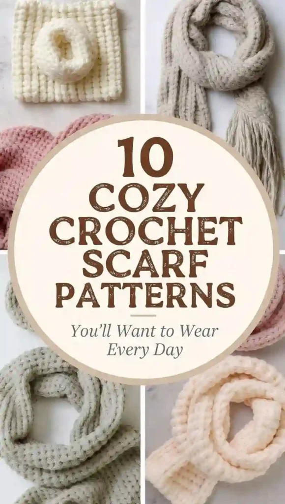 10 Cozy Crochet Scarf Patterns You'll Want to Wear Every Day