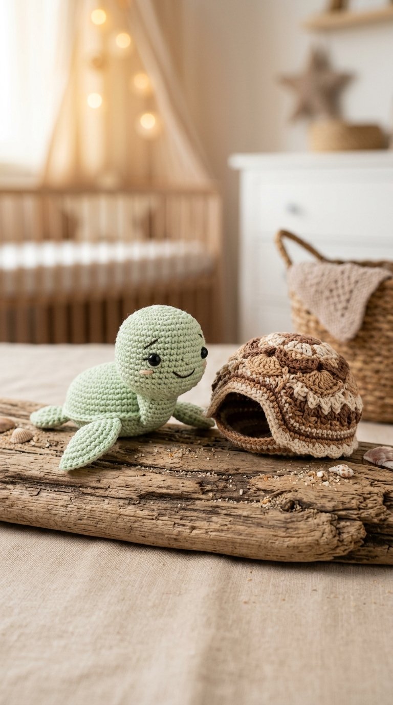 The Seaside Dreamer – A Removable Shell Turtle Pattern
