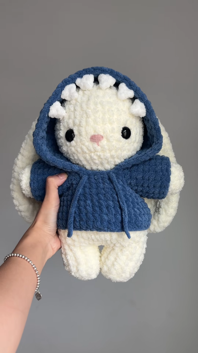 The Shark-Hooded Bunny: A Free Amigurumi Pattern