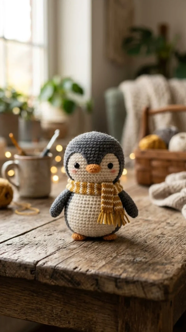 Winter Penguin – A Free Amigurumi Pattern