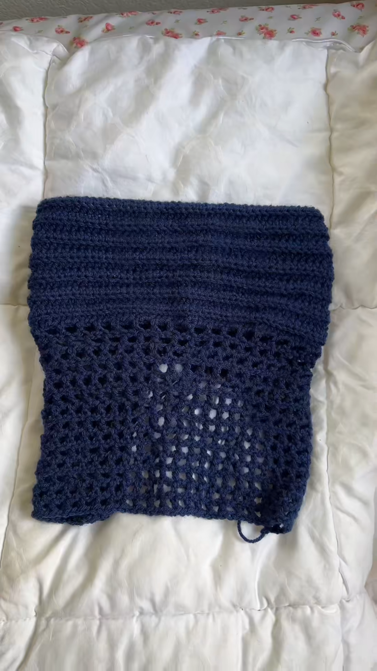 Crochet Corset Mesh Top Free Pattern