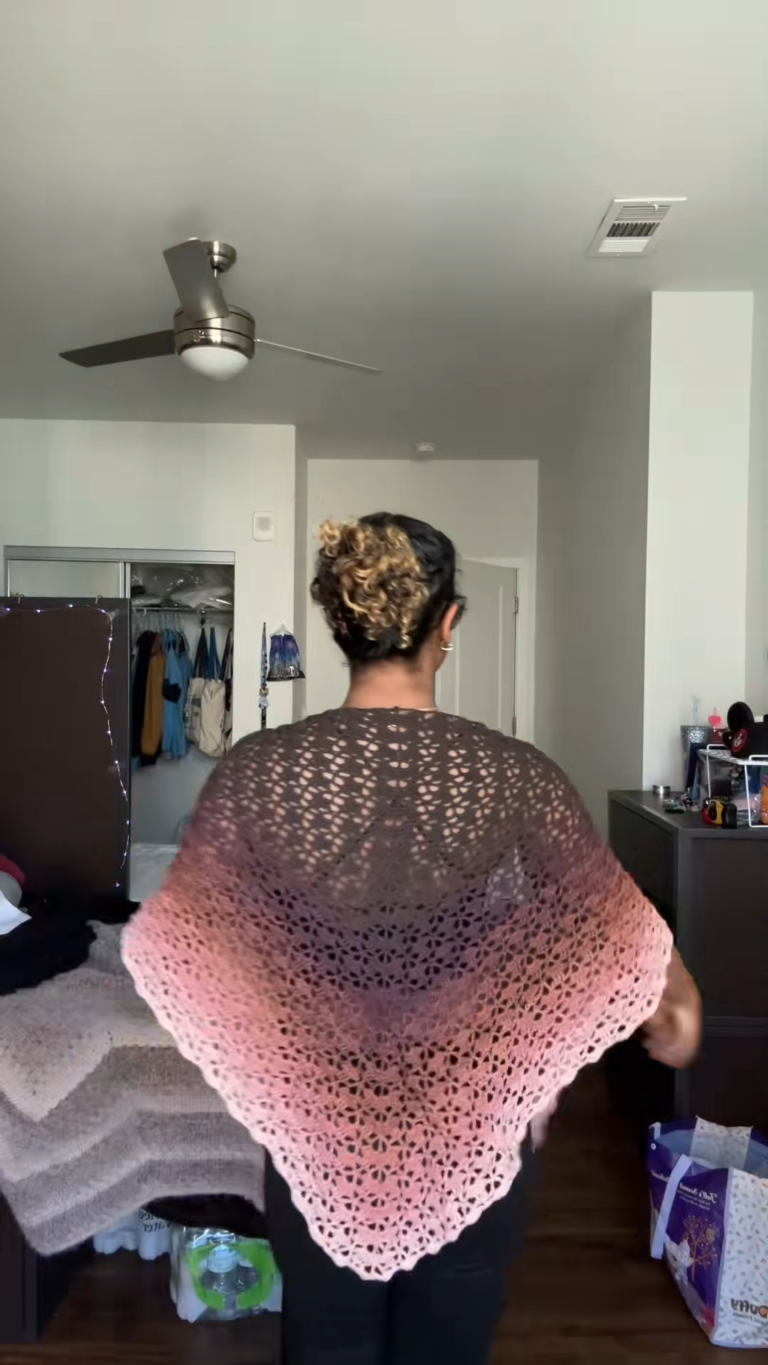 The Sunset Ombré Shawl