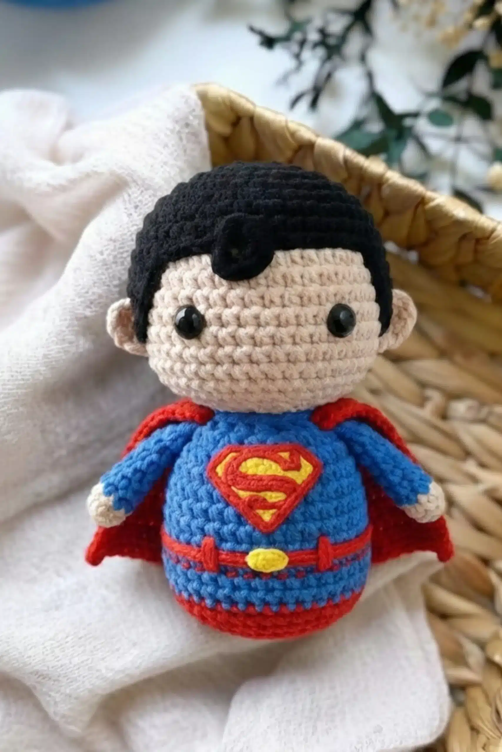 Chibi Superman Crochet Pattern: Free Amigurumi Tutorial