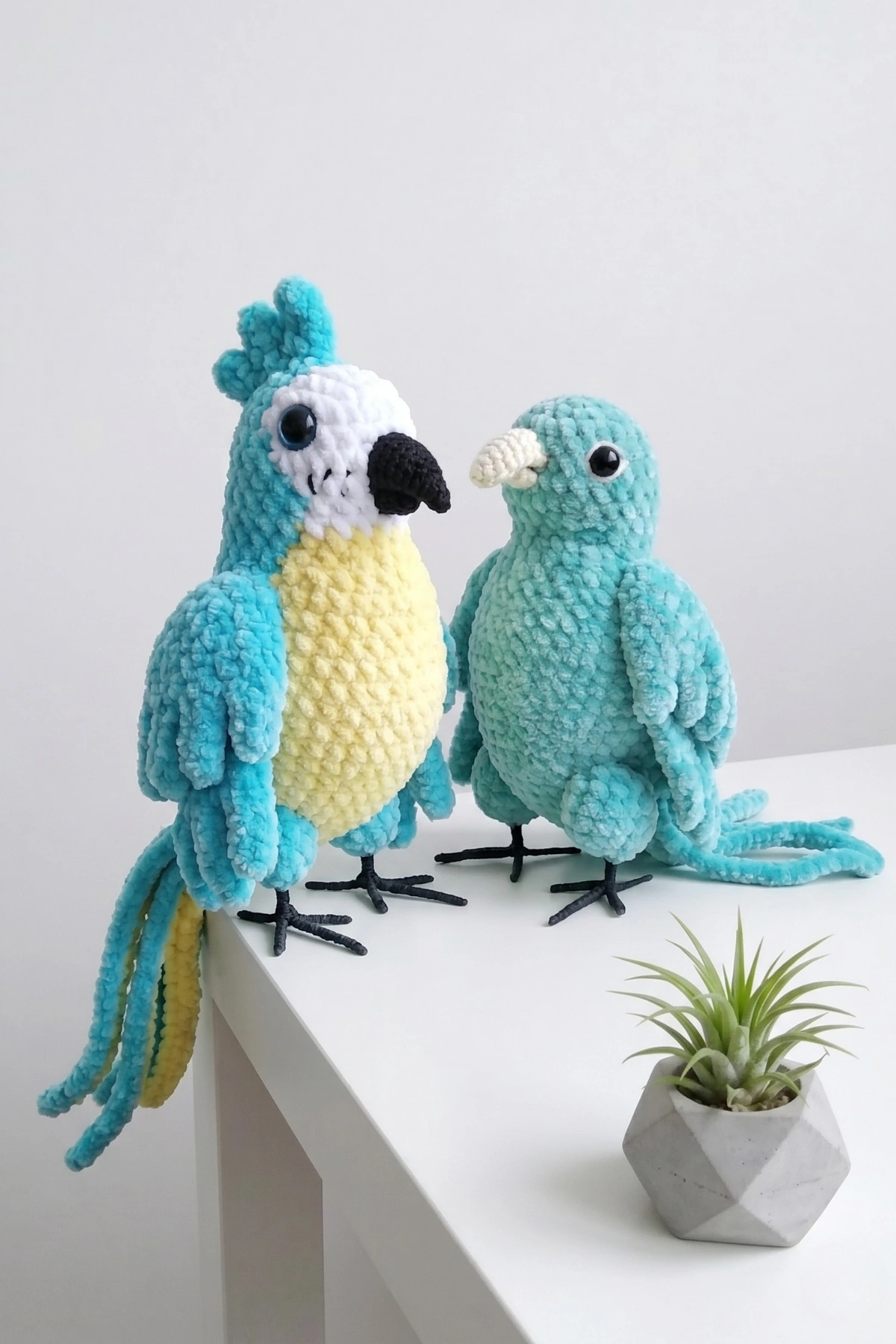 Crochet Amigurumi Parrot — Gosh the Colorful Bird