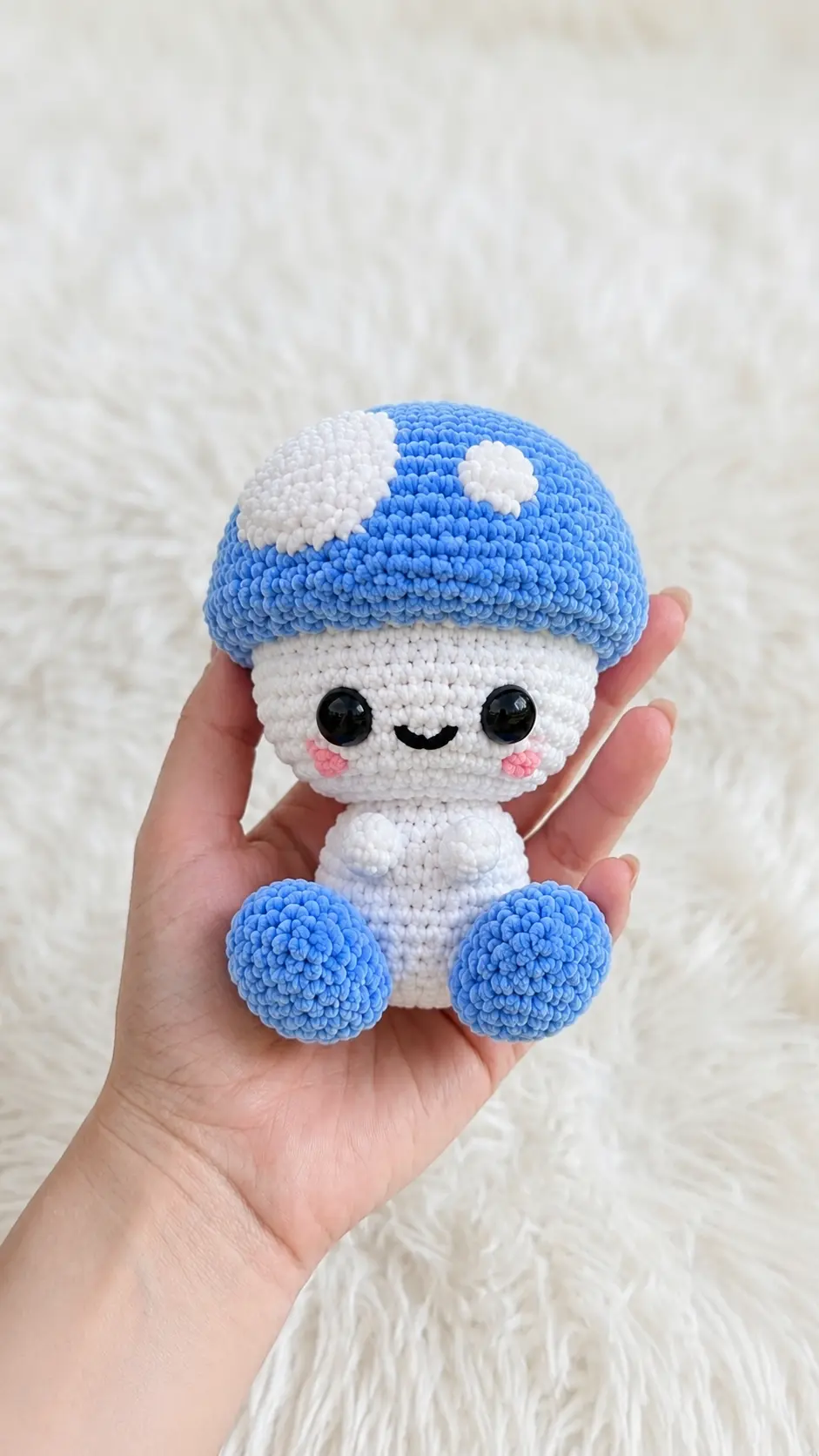 Crochet a Cutie Toadstool: Free Mushroom Amigurumi Pattern