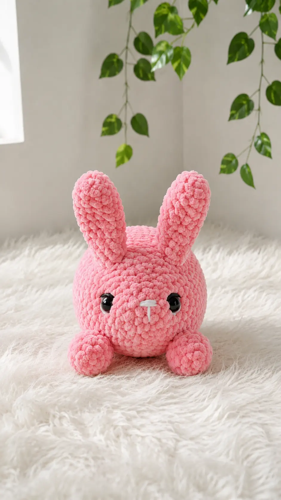 Free Crochet Strawberry Bunny Pattern