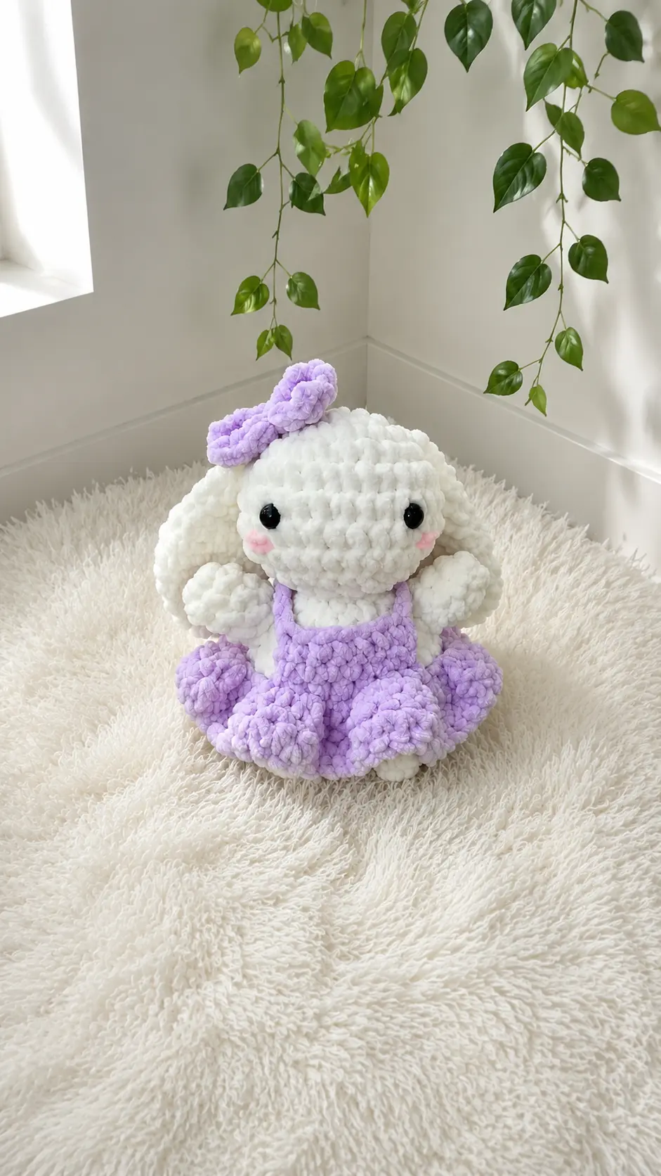 Free Amigurumi Pattern Chubby Bunny Plush