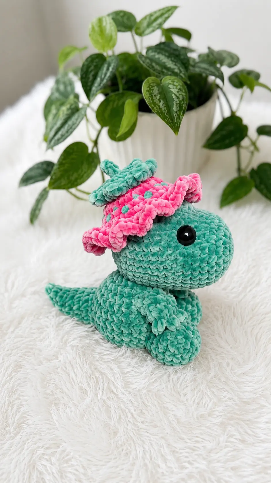 Free Amigurumi Pattern Fresaurus Plush Doll