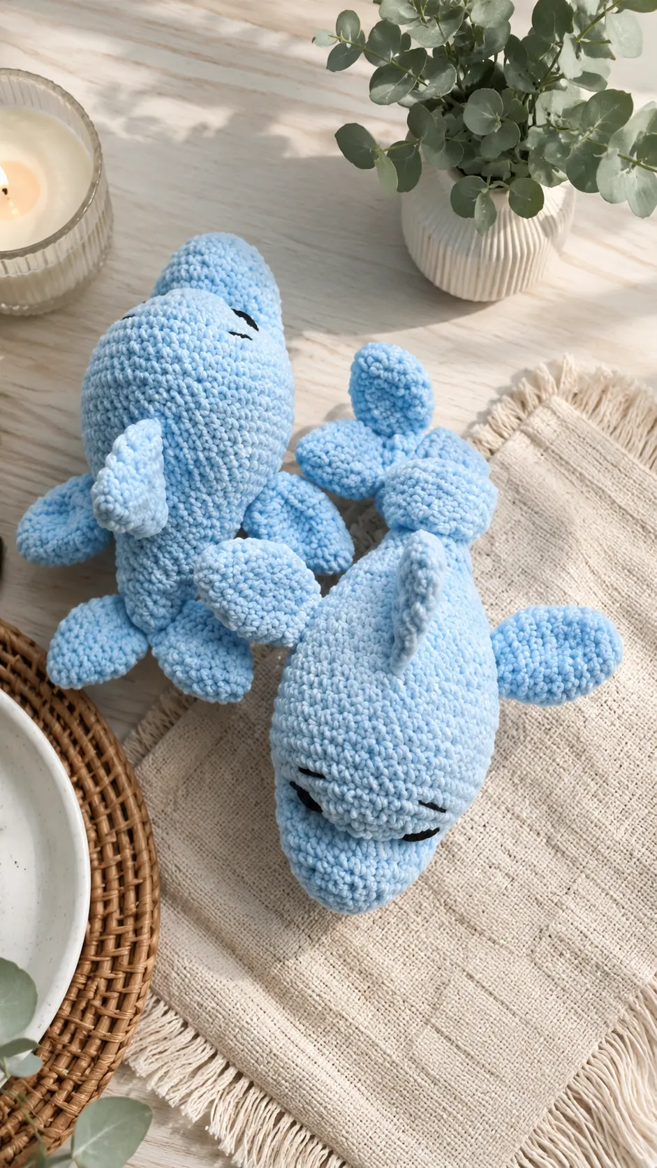 Easy Dolphin Amigurumi Free Crochet Pattern