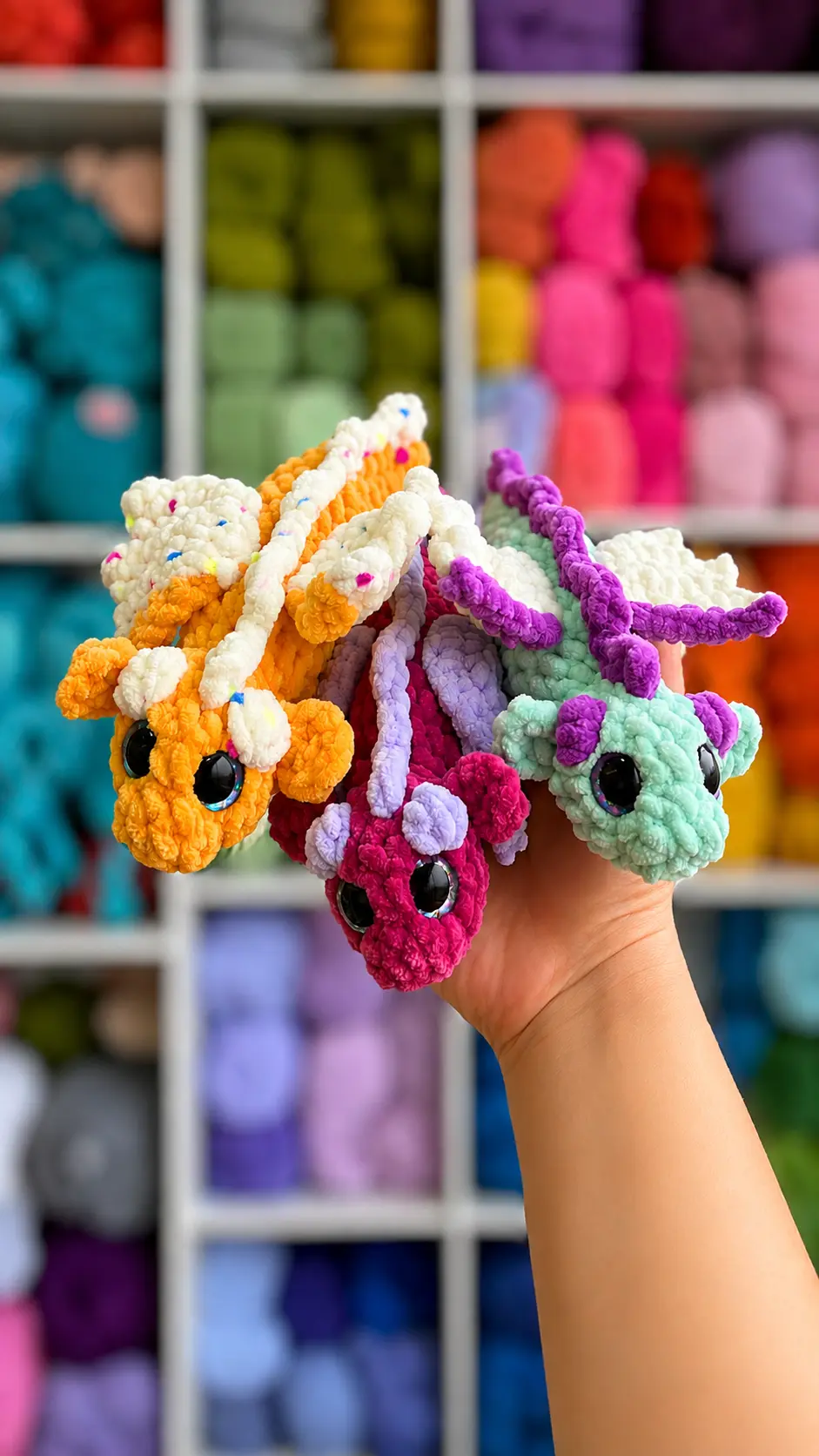 Free Amigurumi Pattern Spark the Mini Dragon Plushie