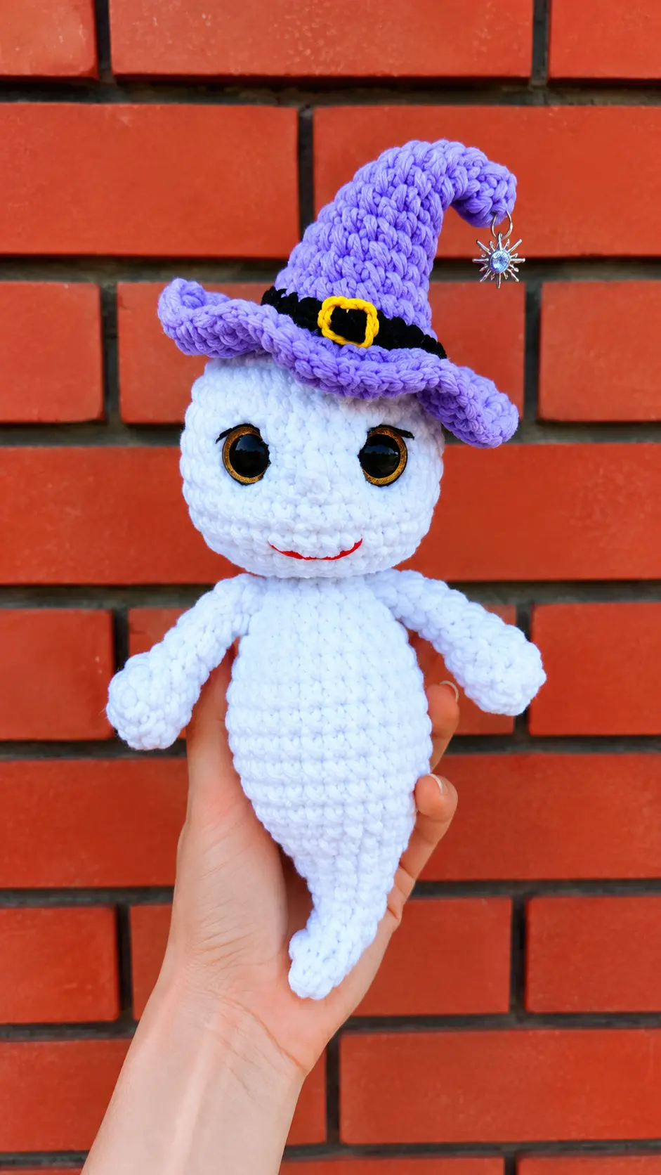 Spooky Cute Free Amigurumi Pattern Little Ghost Plush