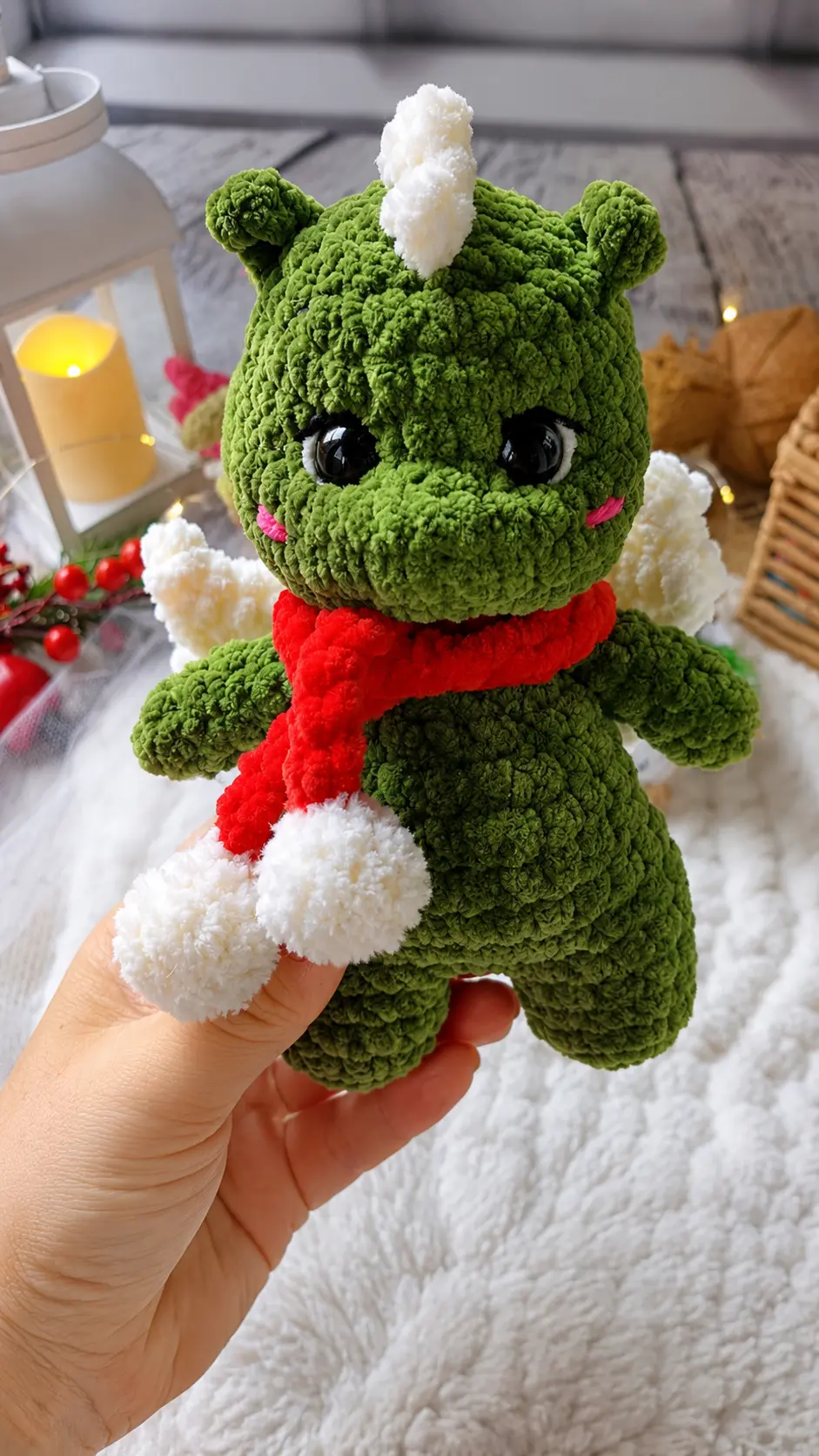 Beginner-Friendly Free Amigurumi Pattern Little Dragon Plush
