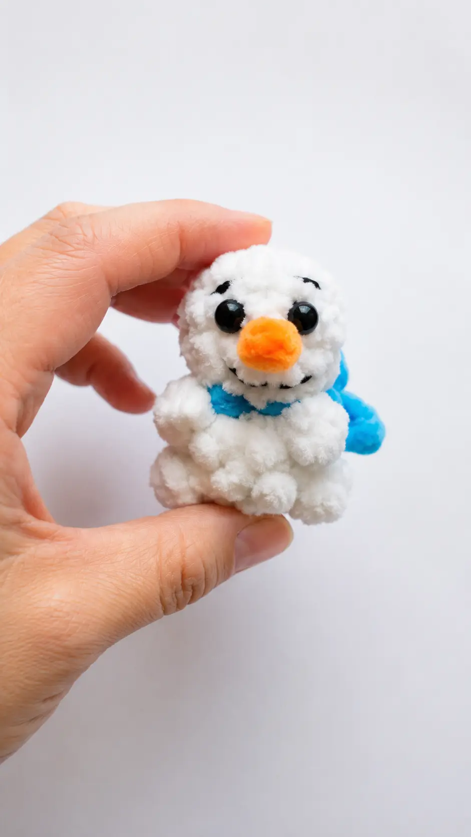 Christmas Free Amigurumi Pattern Little Snowman Plush