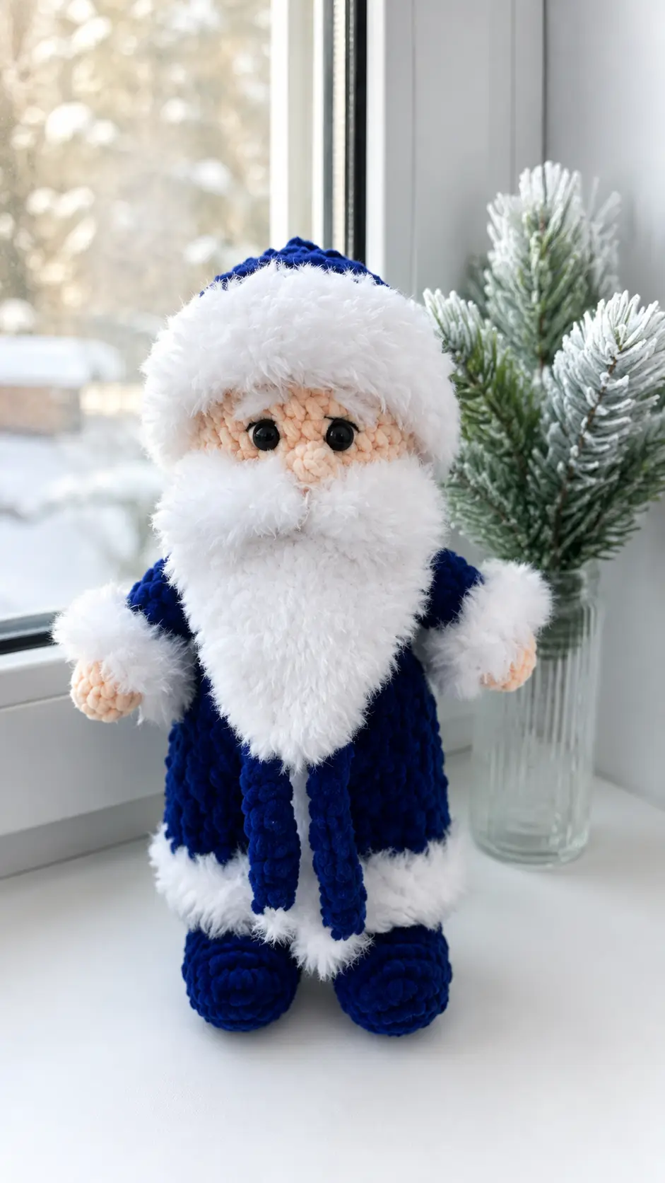 Easy Free Amigurumi Pattern Santa Claus Plush