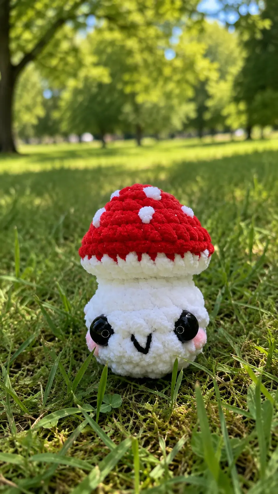 Free Amigurumi Pattern Little Mushroom Plush